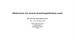 Desktop Screenshot of hostingallsites.com